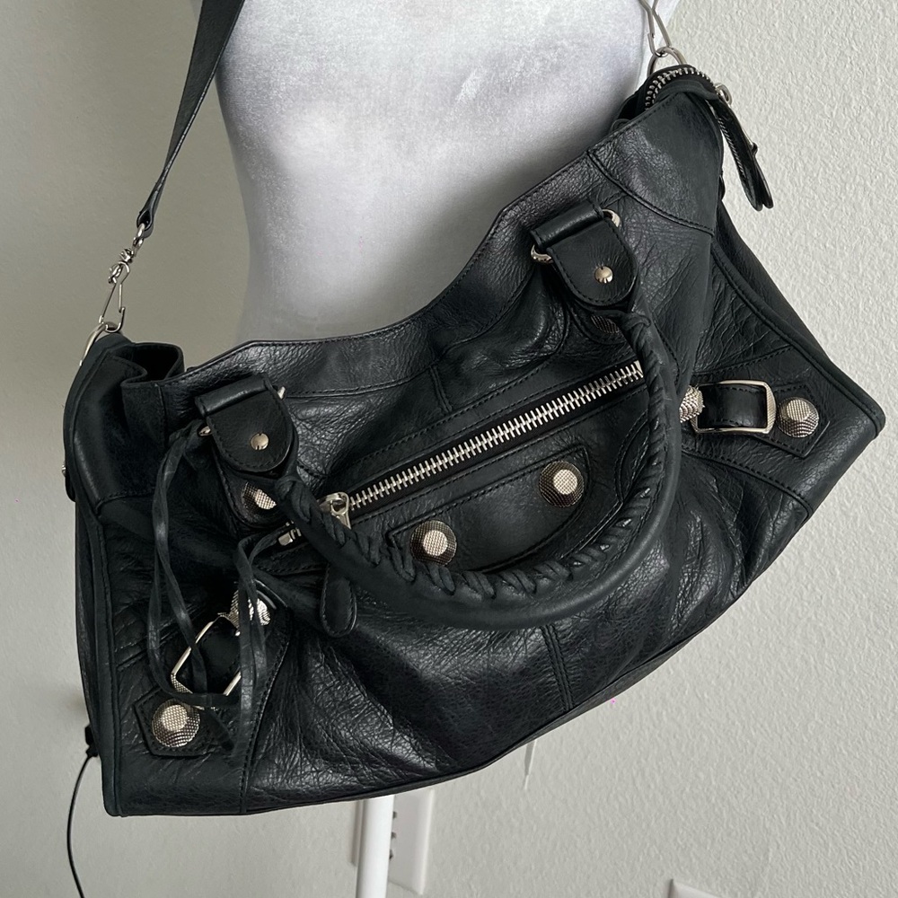 RARE Balenciaga 2008 GSH Black Part time bag